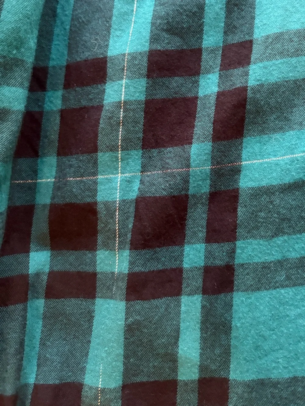 Victoria’s Secret Teal Black Tartan PJ Joggers Elastic-Waist Size XL
